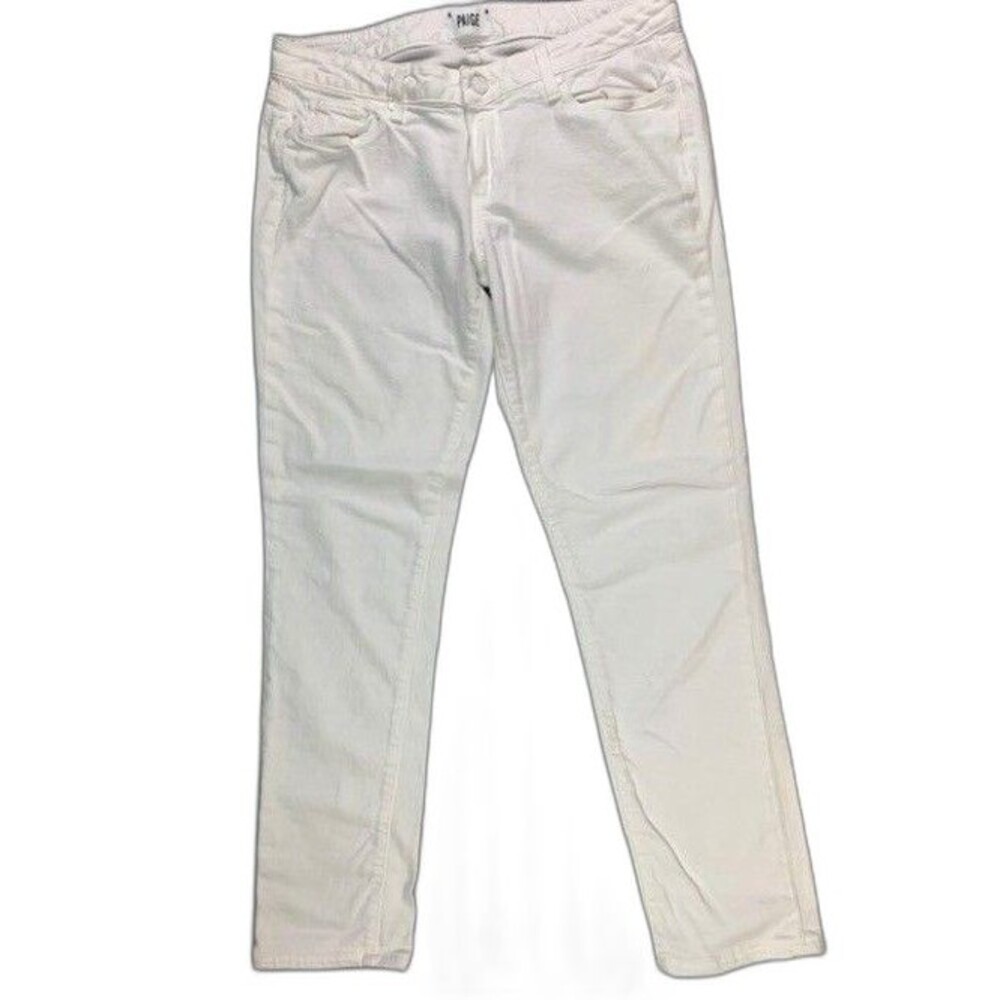 Paige Size 28 Womens Jeans White Jimmy Jimmy Skinny Low Rise Stretch
